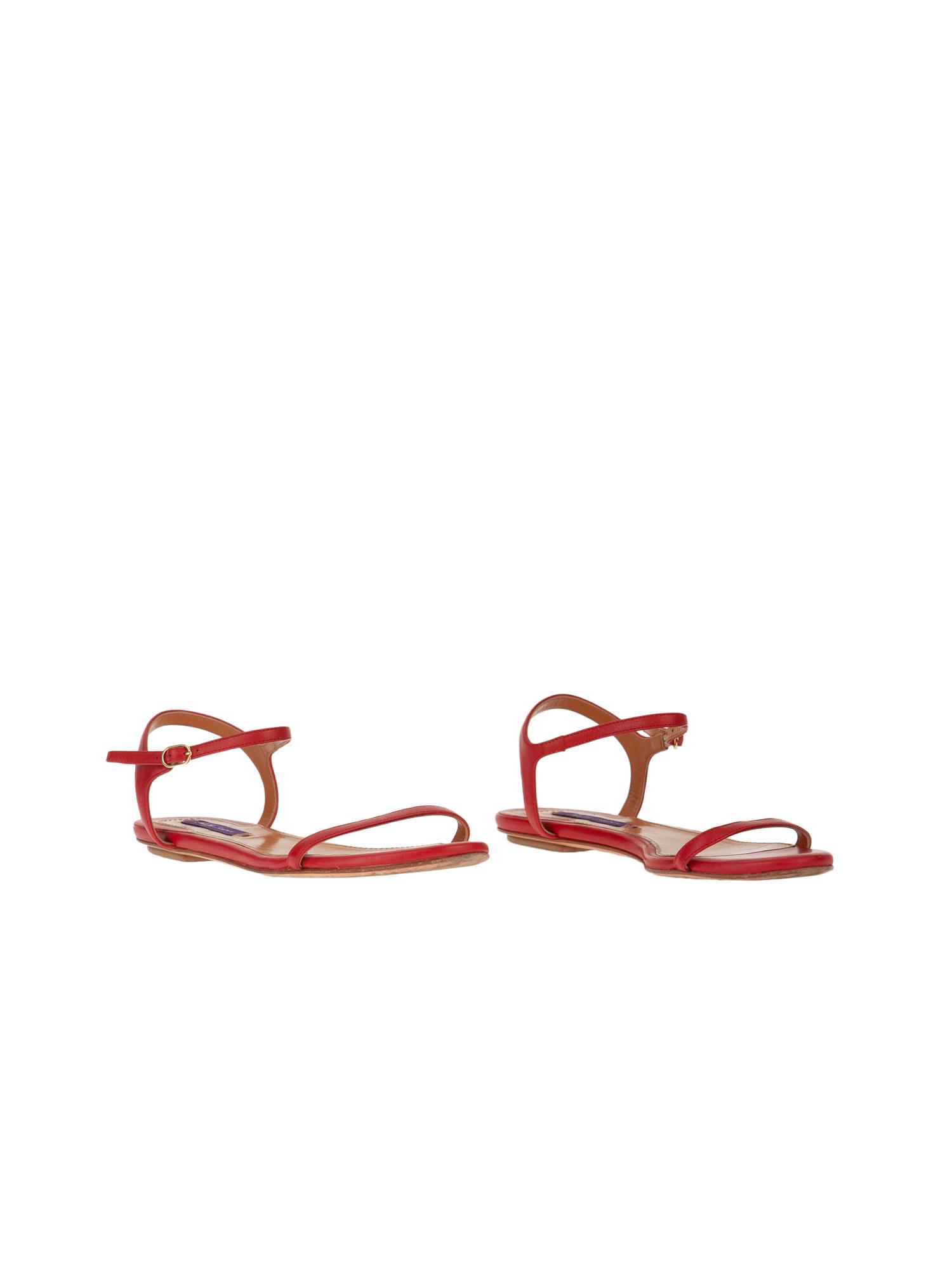 Bayan Kırmızı RALPH LAUREN SANDALET
