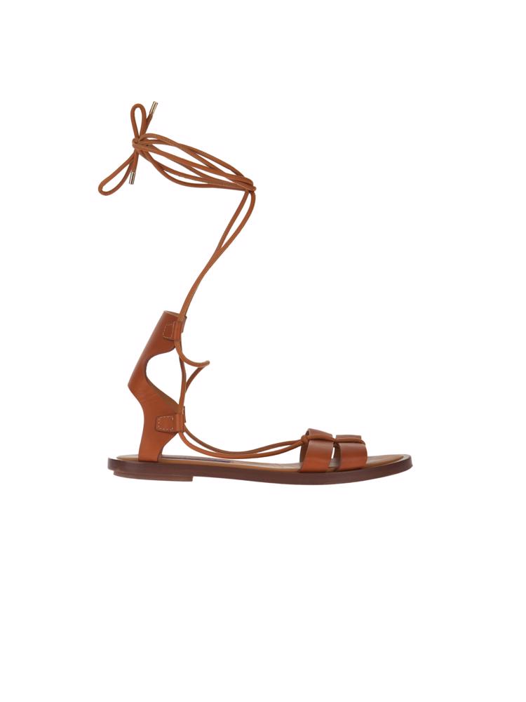 Bayan Kahve RALPH LAUREN SANDALET