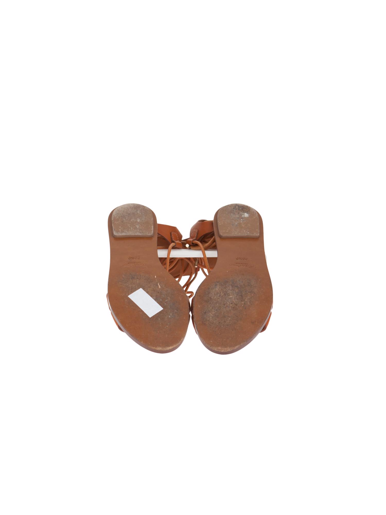 Bayan Kahve RALPH LAUREN SANDALET
