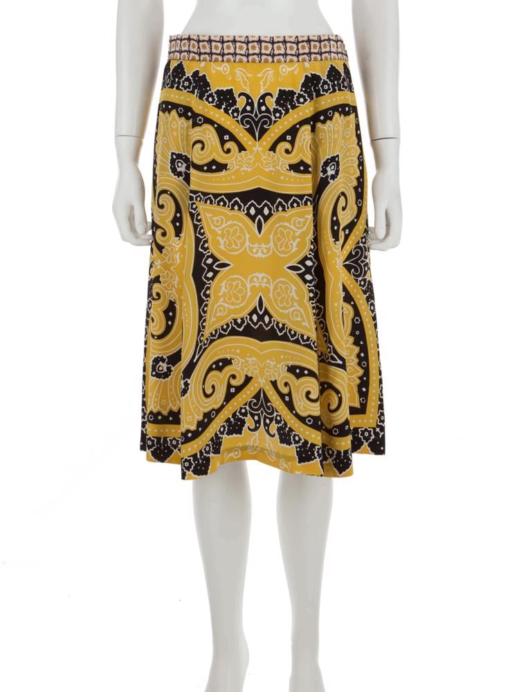 Bayan Sarı ETRO ETEK