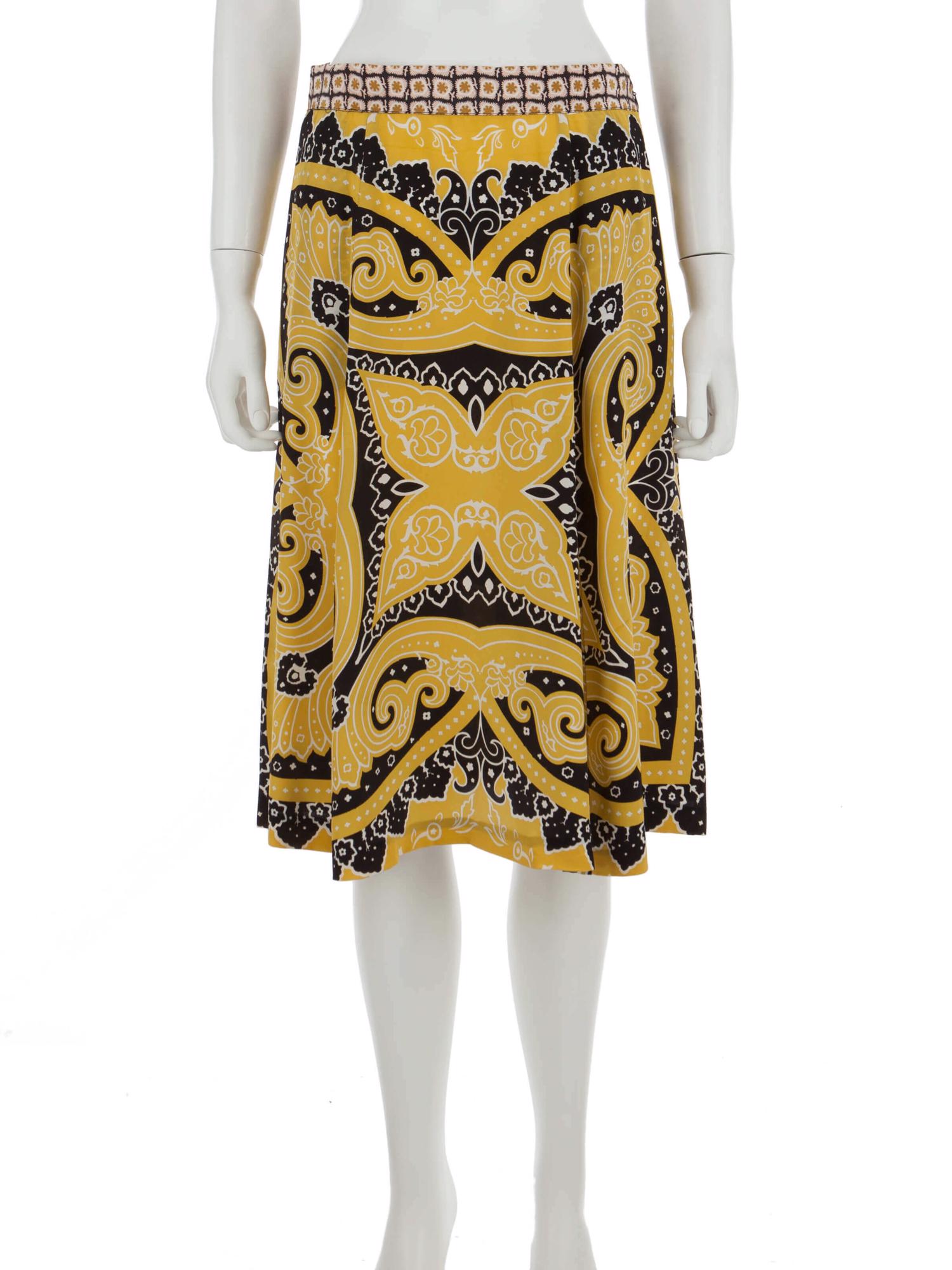 Bayan Sarı ETRO ETEK