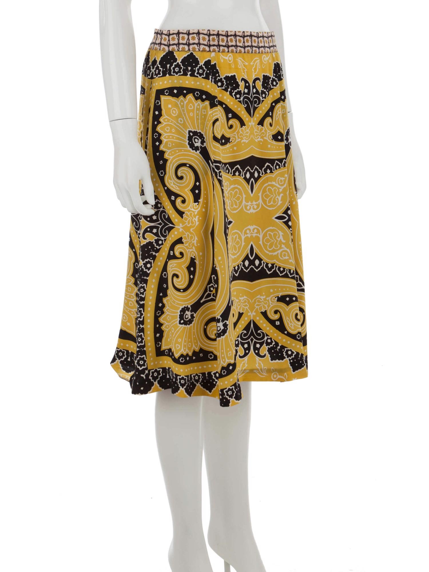 Bayan Sarı ETRO ETEK