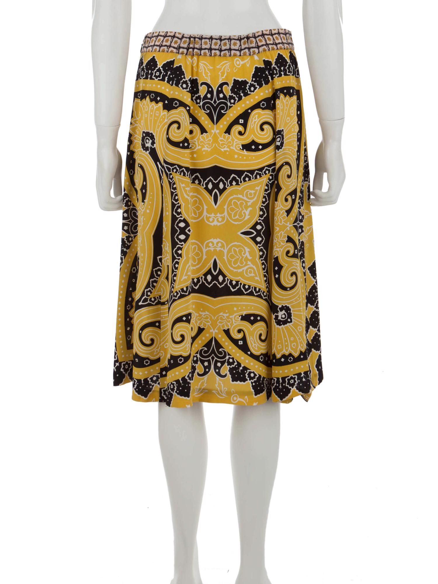 Bayan Sarı ETRO ETEK