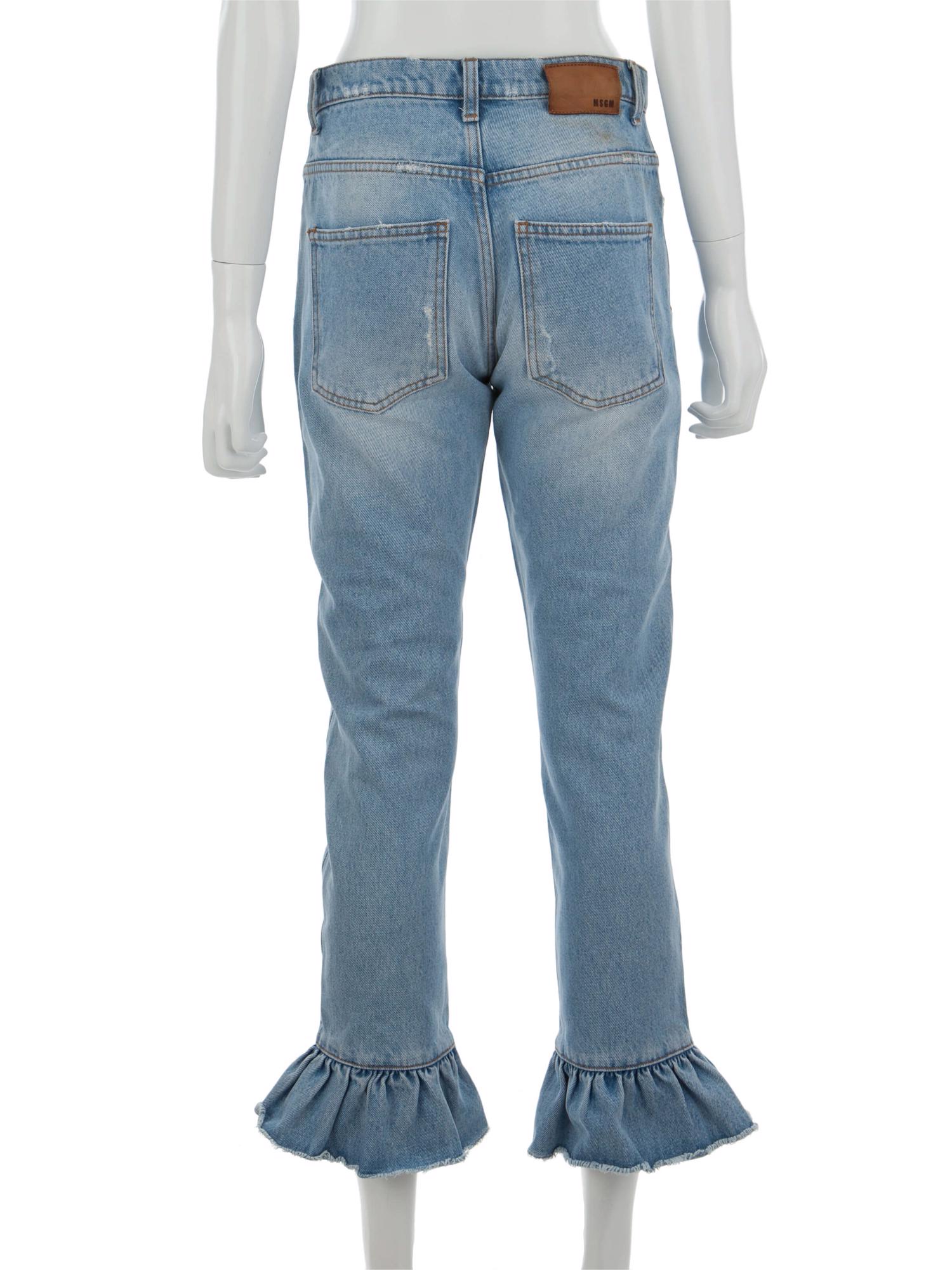 Bayan Mavi MSGM JEAN PANTOLON