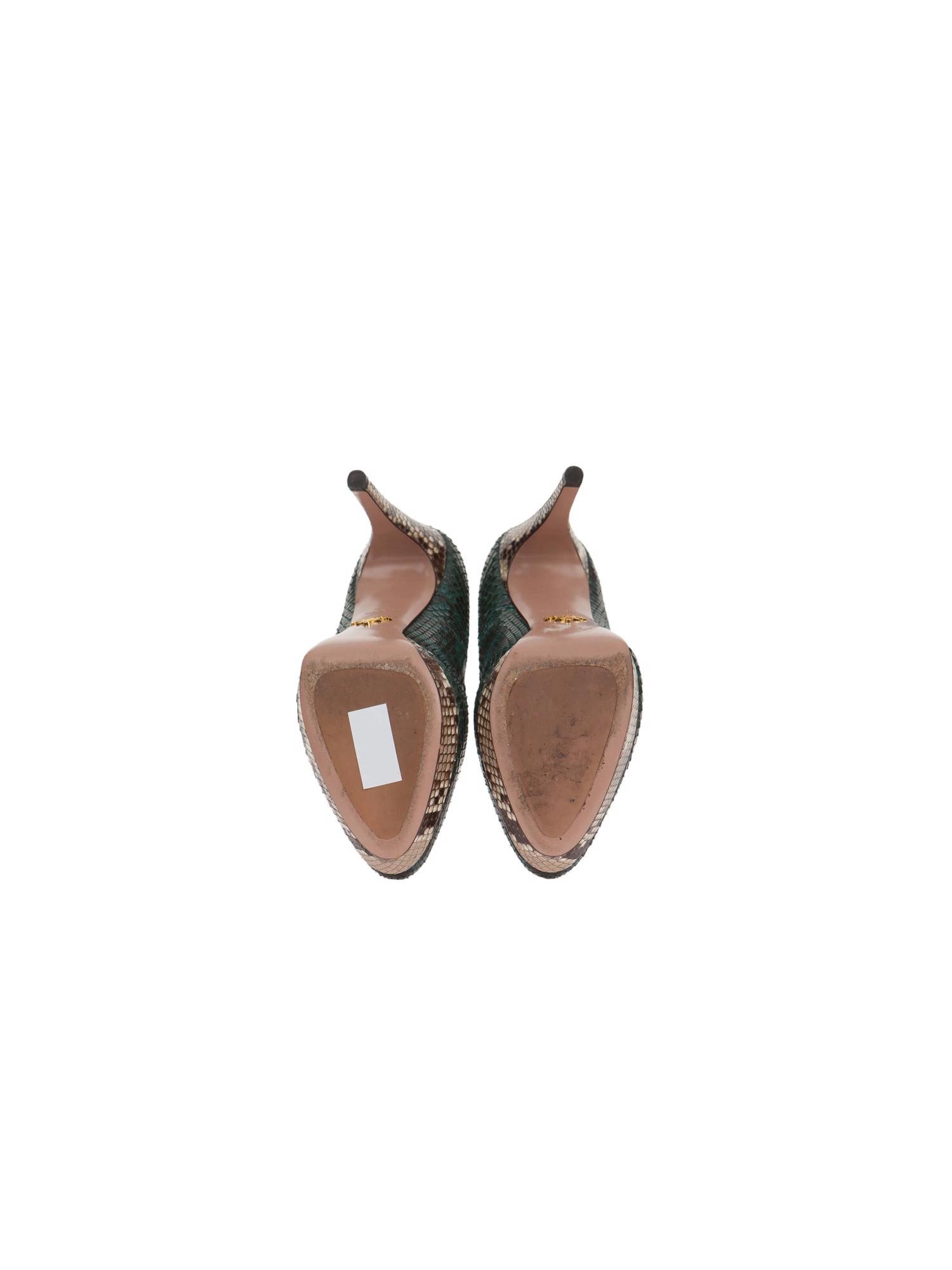 Bayan Yeşil PRADA AYAKKABI