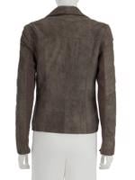 Bayan Gri MUUBAA DERİ CEKET