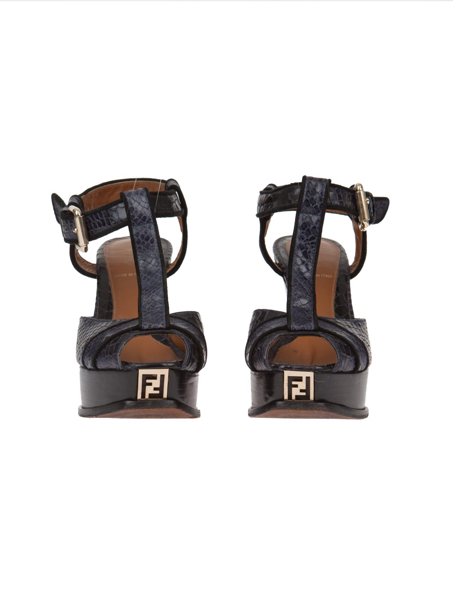 Bayan Lacivert FENDI AYAKKABI