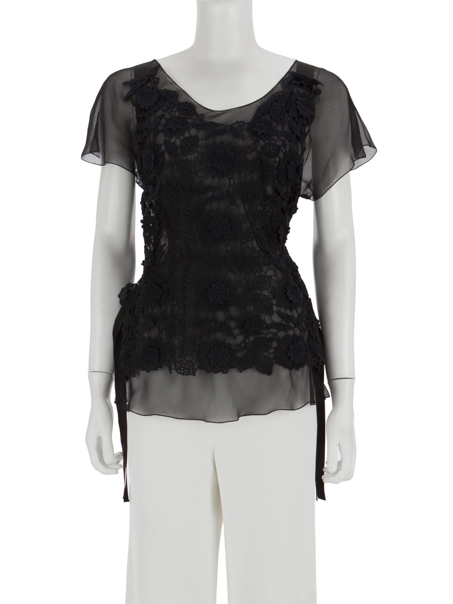 Bayan Siyah ALBERTA FERRETTI BLUZ