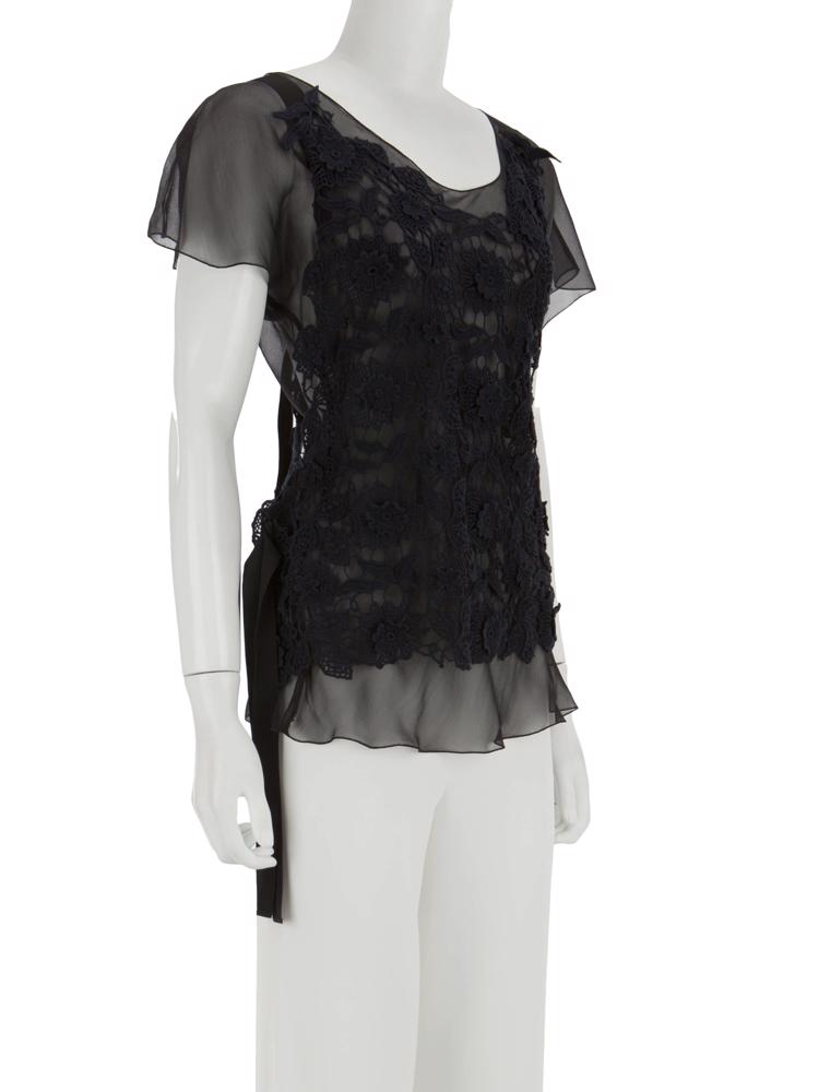 Bayan Siyah ALBERTA FERRETTI BLUZ