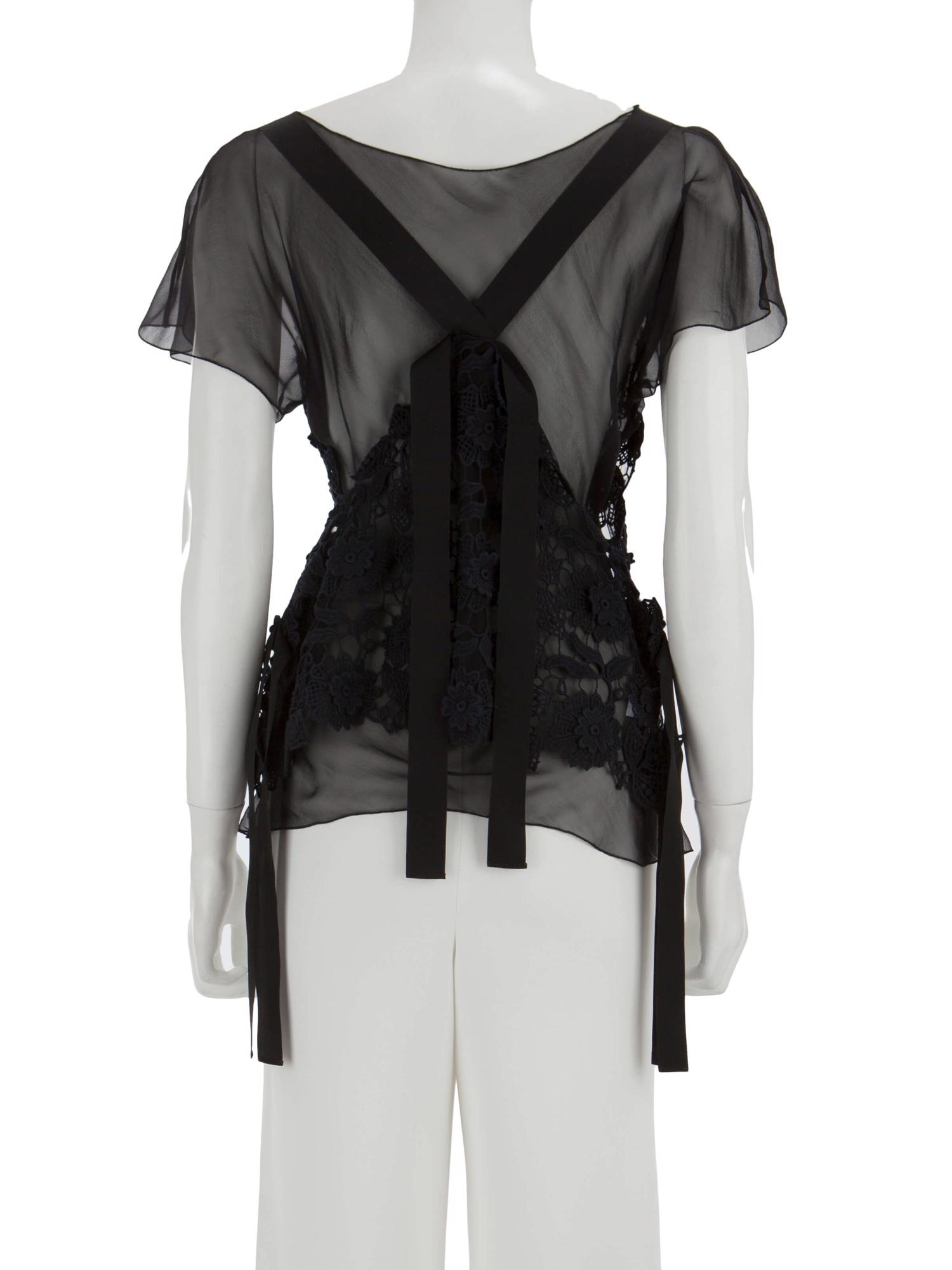 Bayan Siyah ALBERTA FERRETTI BLUZ