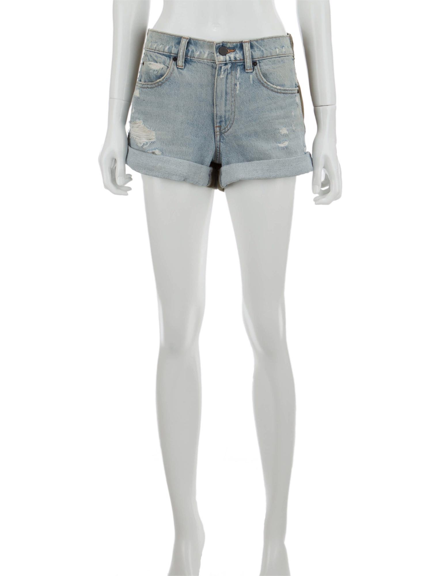 Bayan Mavi ALEXANDER WANG JEAN ŞORT