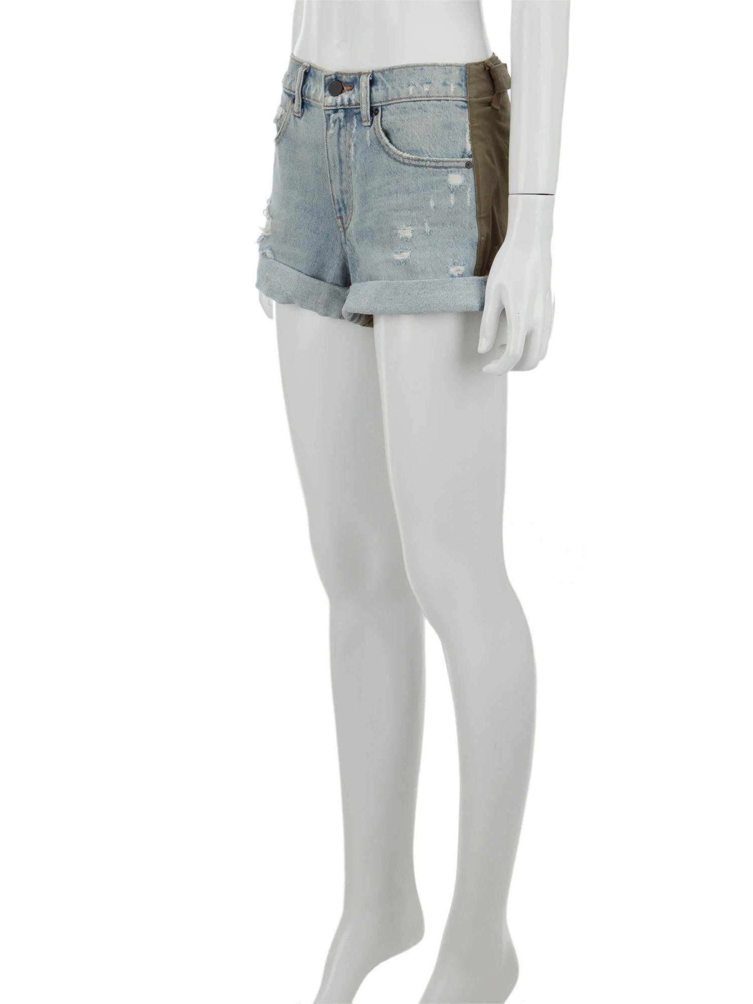 Bayan Mavi ALEXANDER WANG JEAN ŞORT