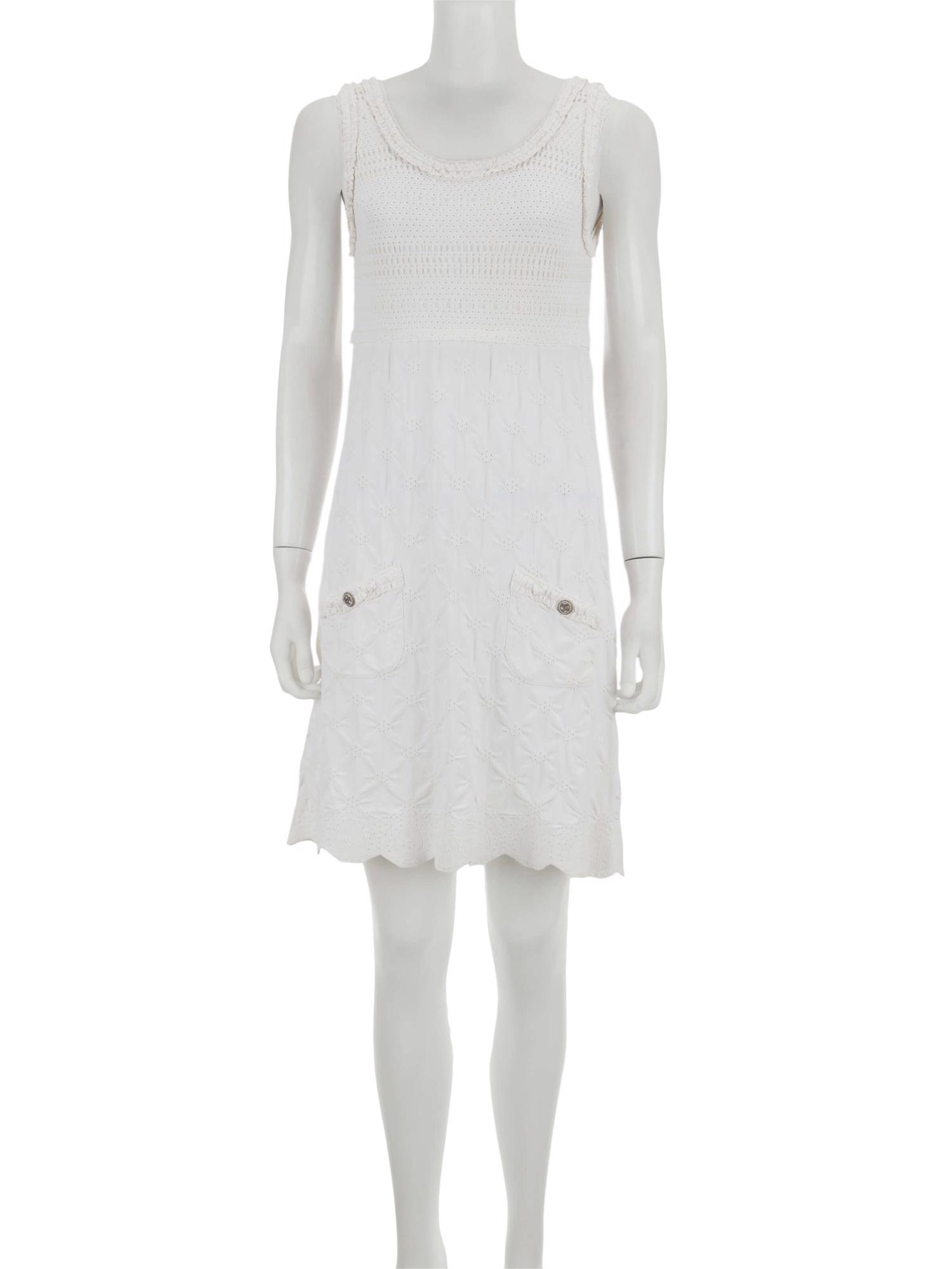 Bayan Beyaz CHANEL ELBİSE