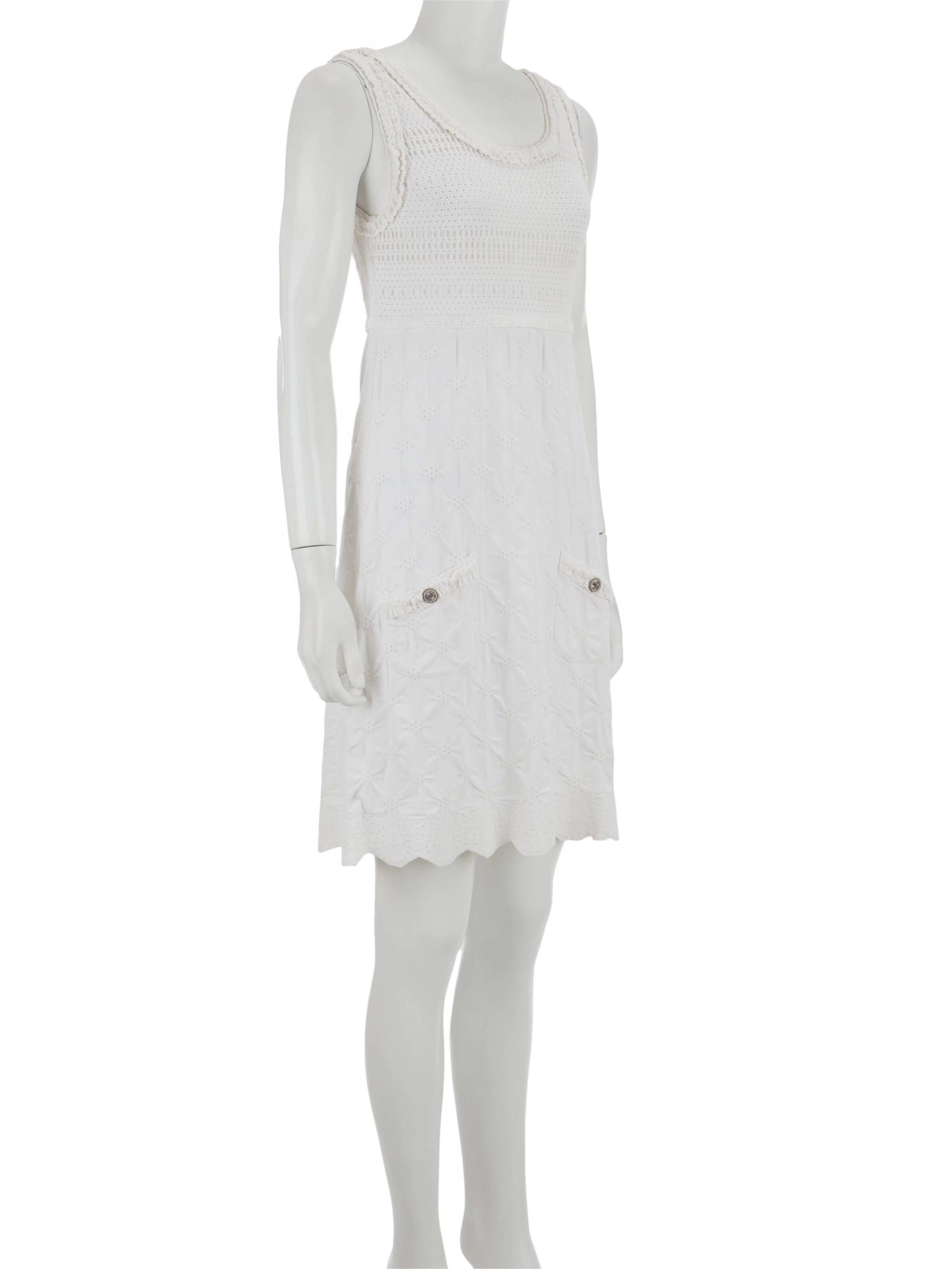 Bayan Beyaz CHANEL ELBİSE