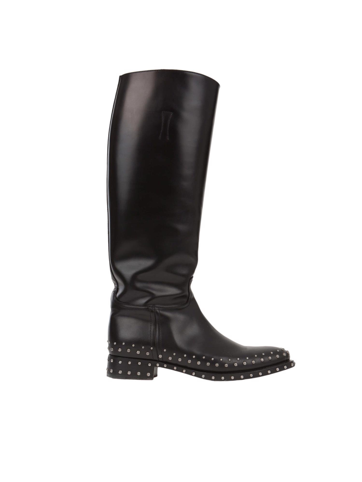 Bayan Siyah PRADA ÇİZME