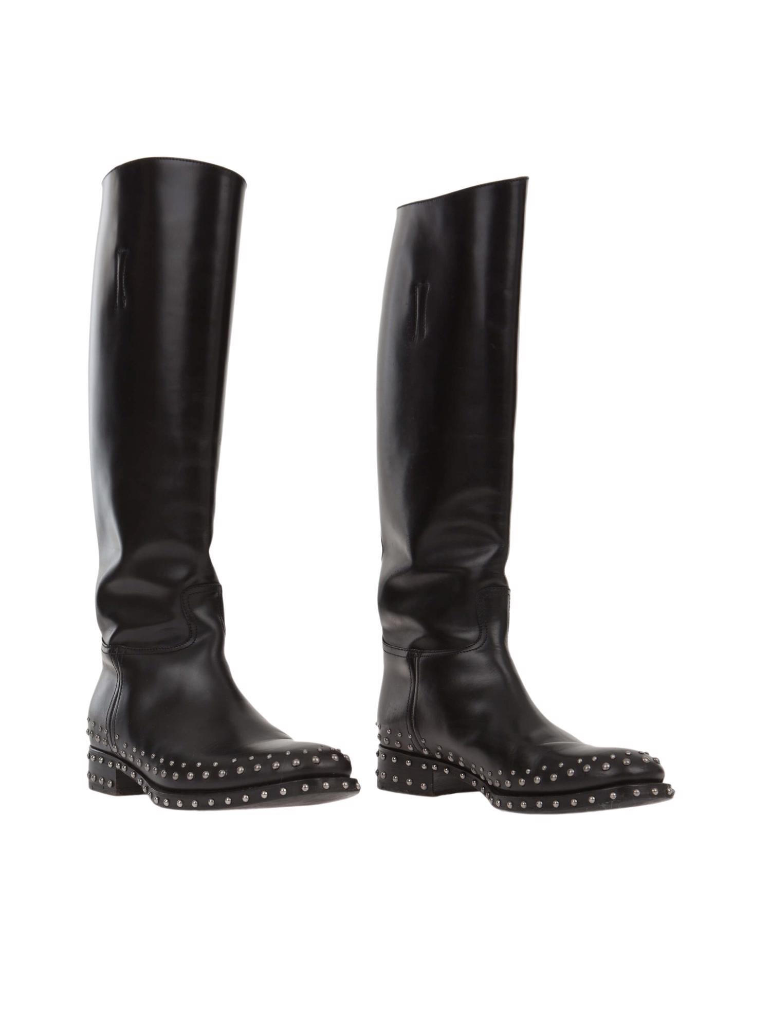 Bayan Siyah PRADA ÇİZME