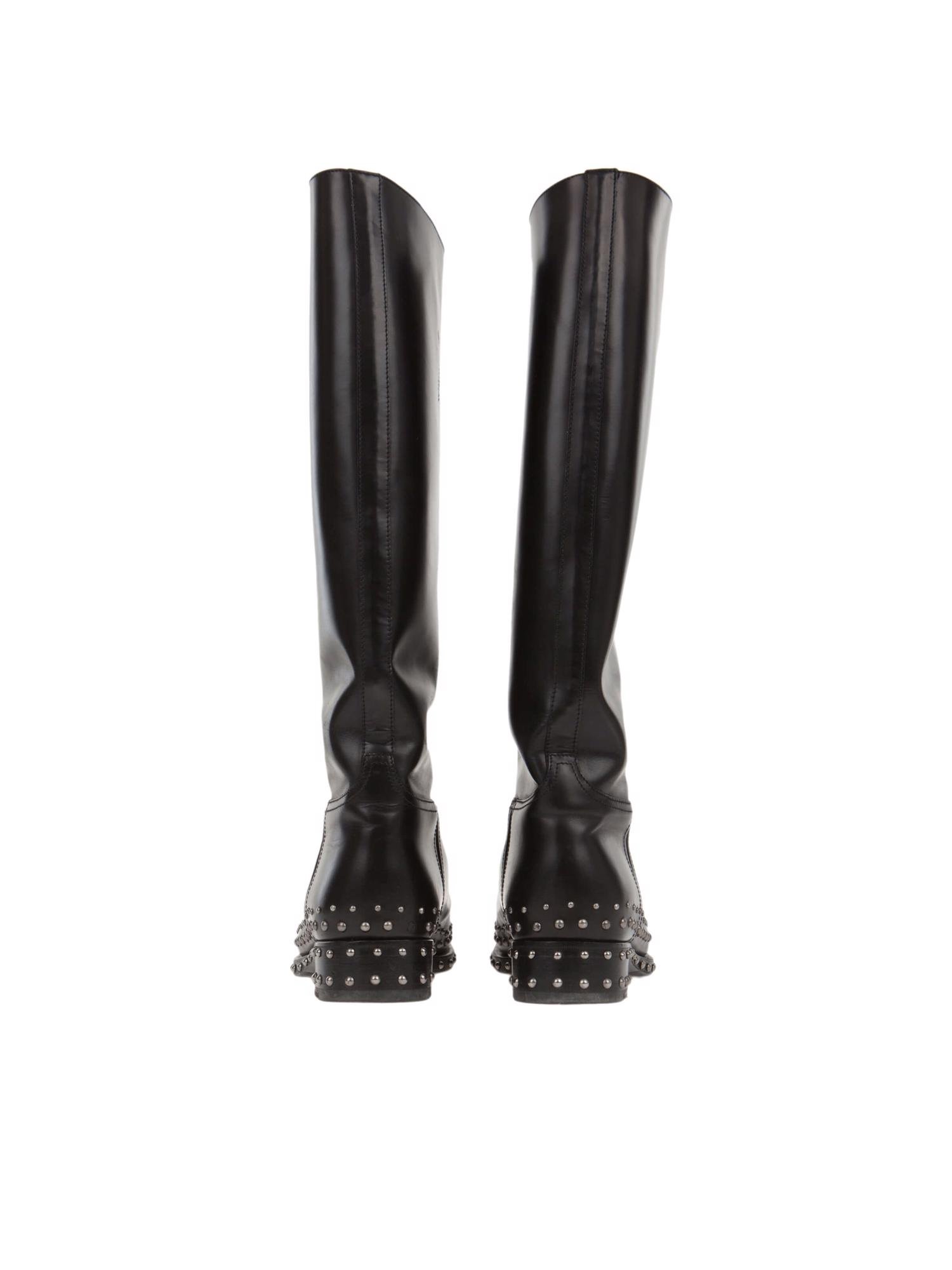 Bayan Siyah PRADA ÇİZME