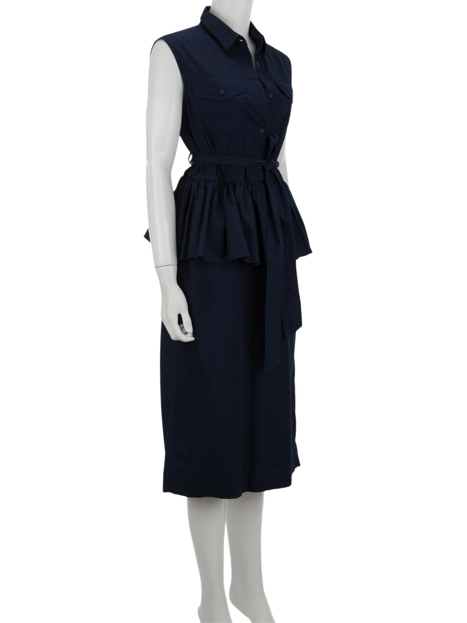 Bayan Lacivert DRIES VAN NOTEN ELBİSE