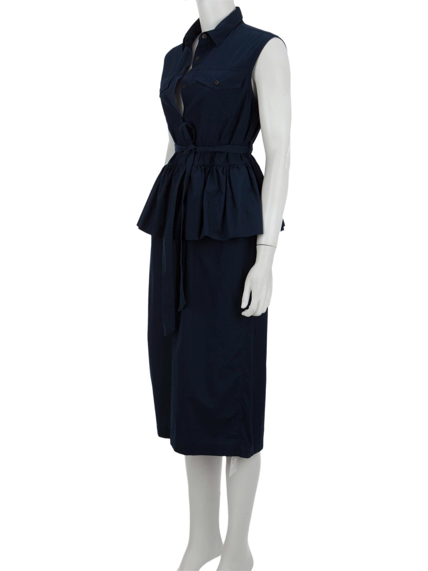 Bayan Lacivert DRIES VAN NOTEN ELBİSE