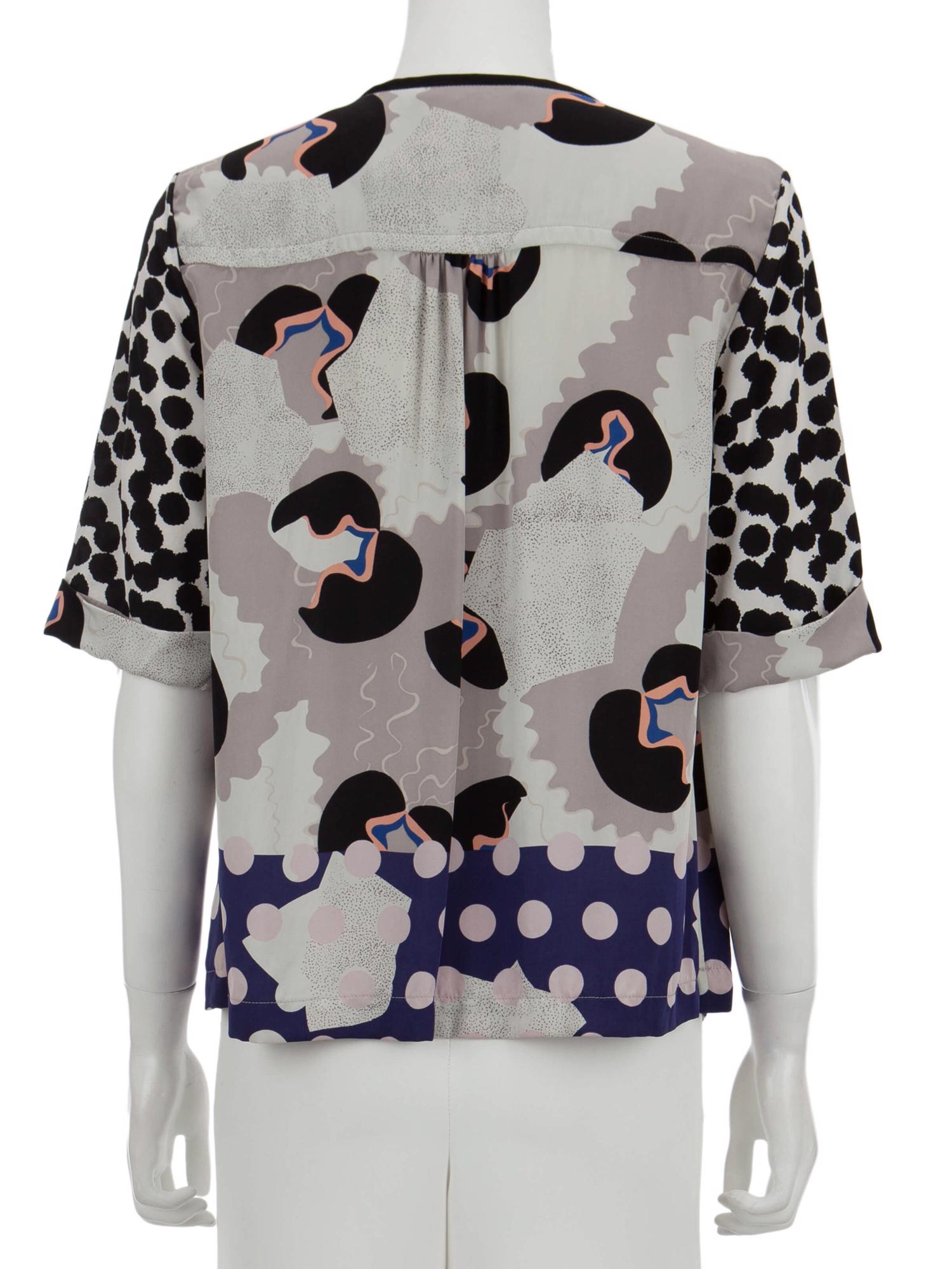 Bayan Gri DIANE VON FURSTENBERG BLUZ