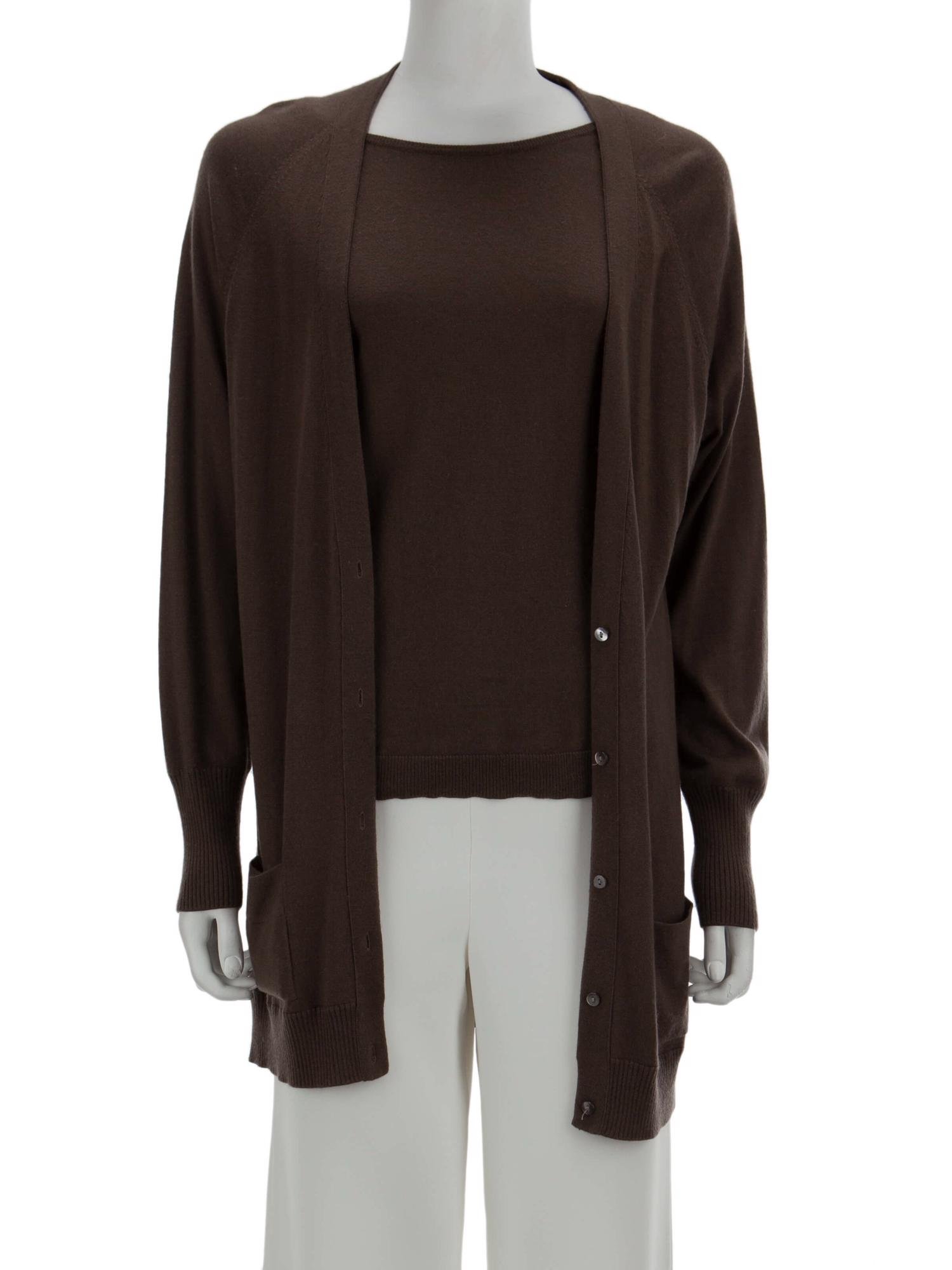 Bayan Kahve SILK&CASHMERE HIRKA