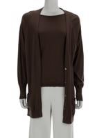 Bayan Kahve SILK&CASHMERE HIRKA