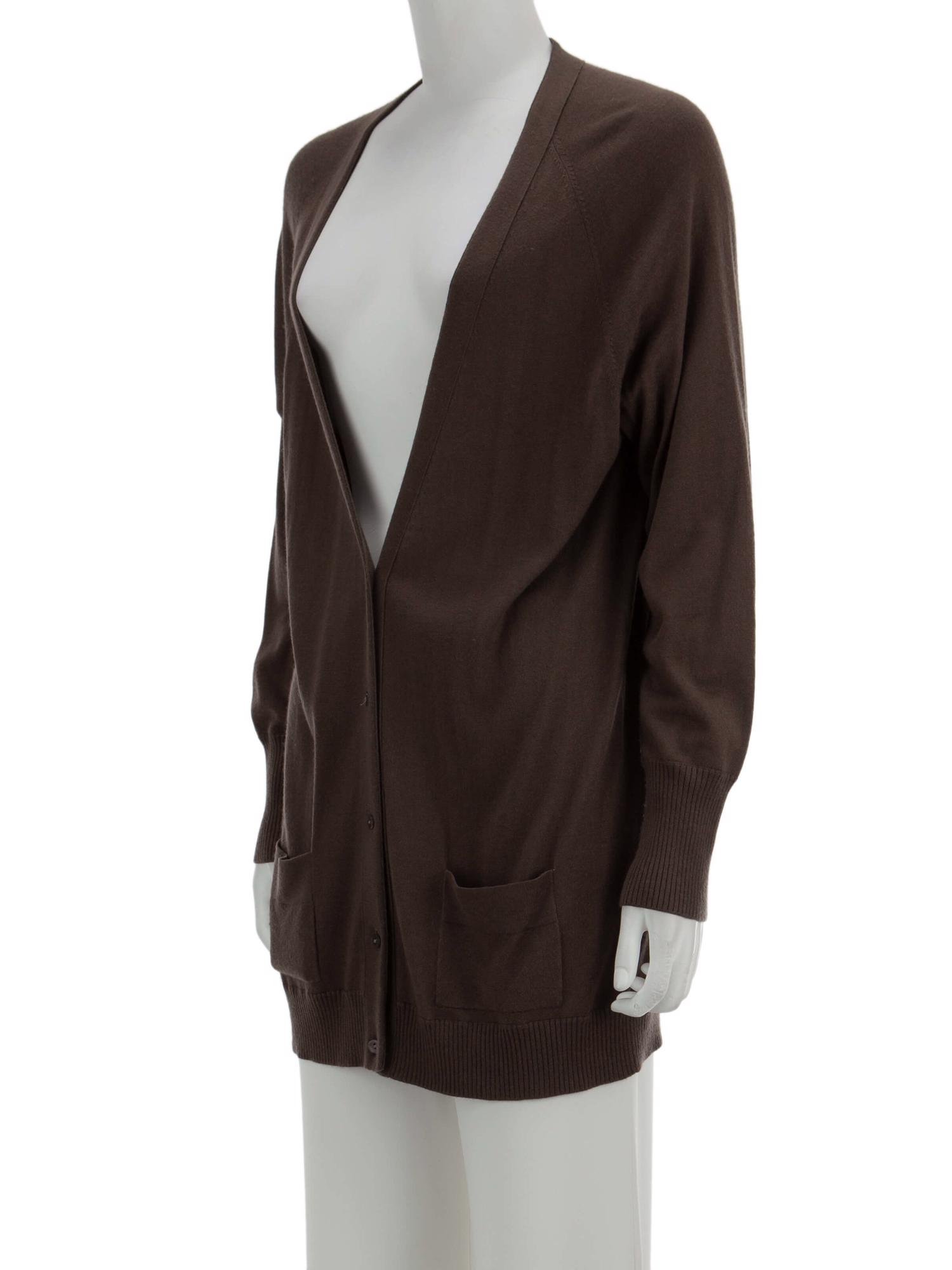 Bayan Kahve SILK&CASHMERE HIRKA