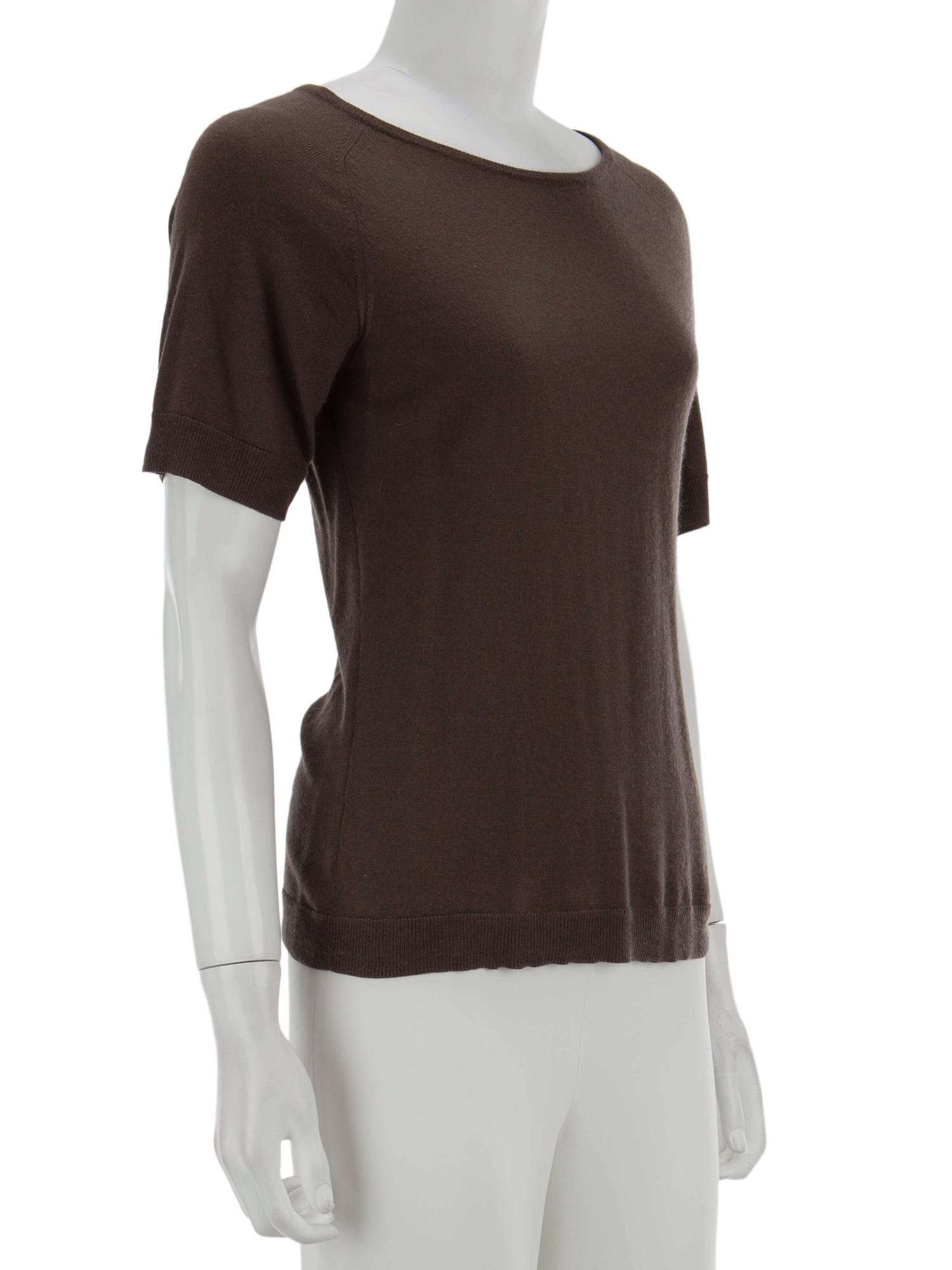 Bayan Kahve SILK&CASHMERE KAZAK