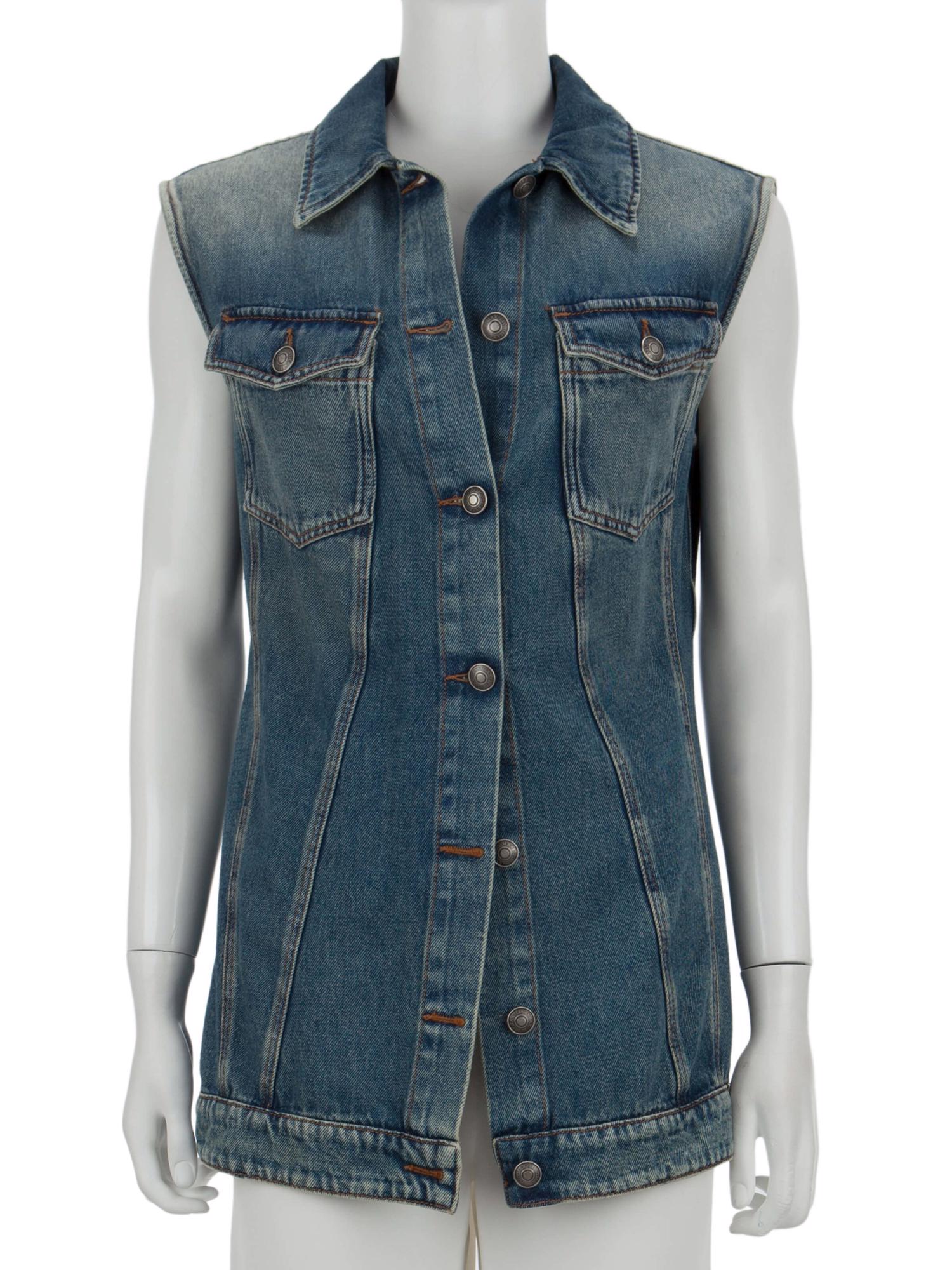 Bayan Mavi MAX MARA SPORTMAX JEAN YELEK