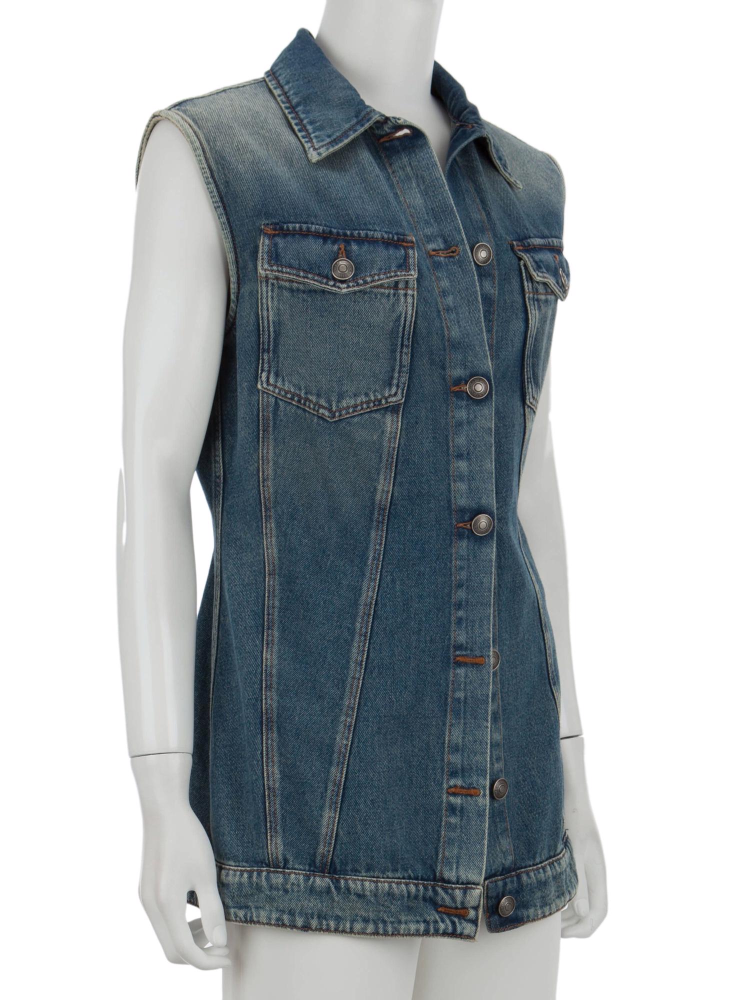 Bayan Mavi MAX MARA SPORTMAX JEAN YELEK