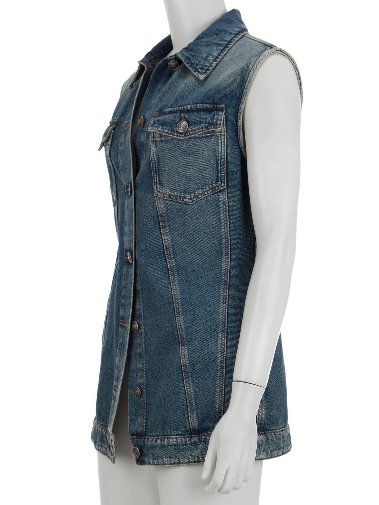 Bayan Mavi MAX MARA SPORTMAX JEAN YELEK