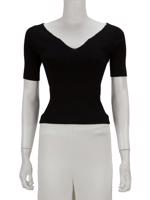 Bayan Siyah SANDRO ETEK - BLUZ