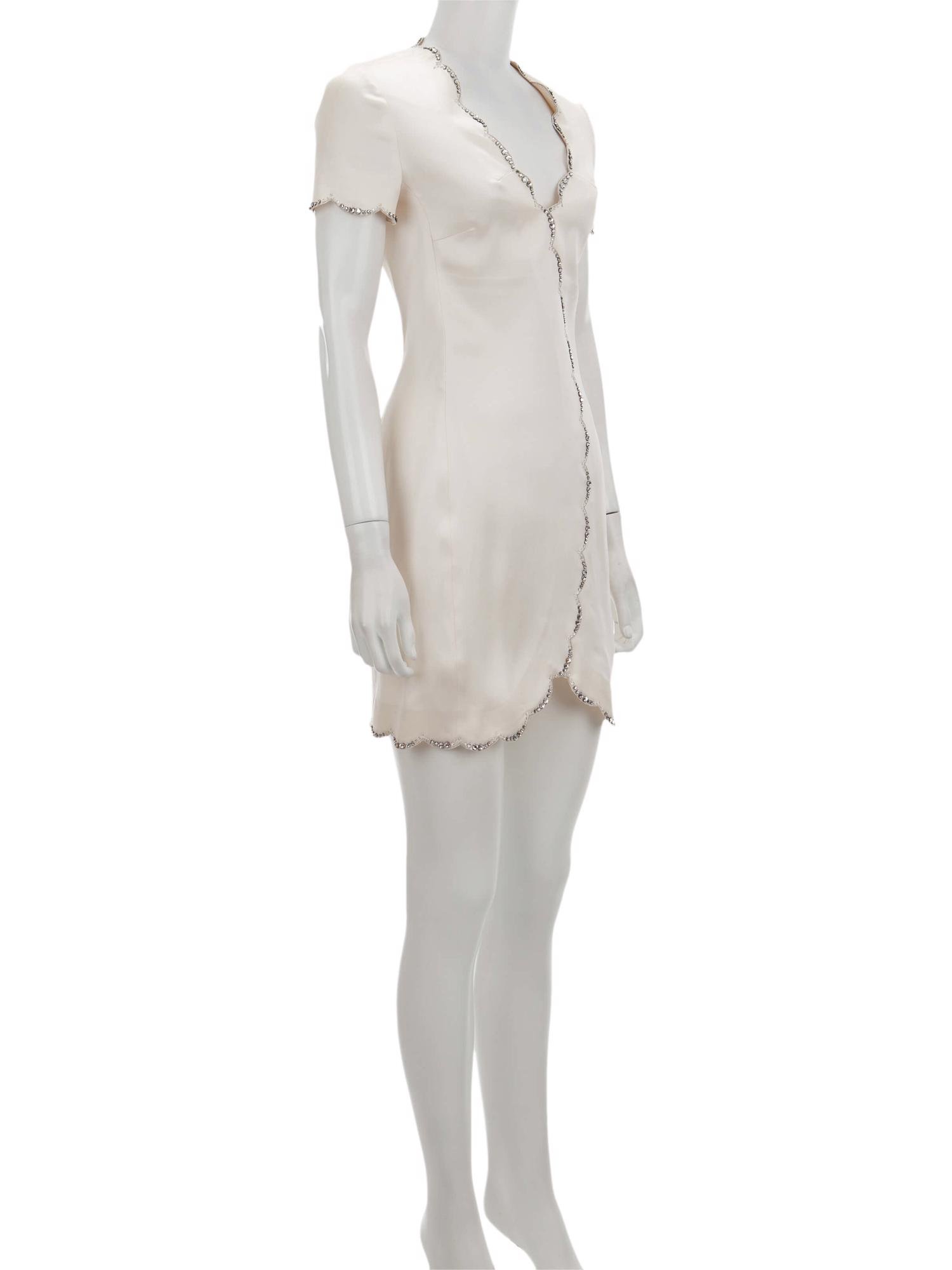 Bayan Krem AZZARO ELBİSE