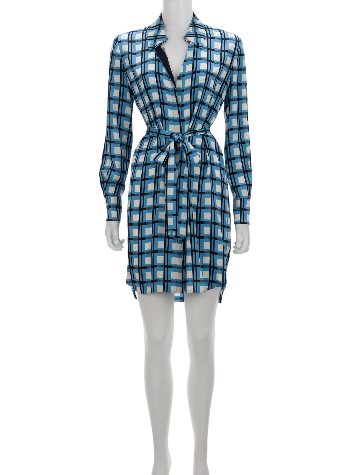 Bayan Mavi DIANE VON FURSTENBERG ELBİSE