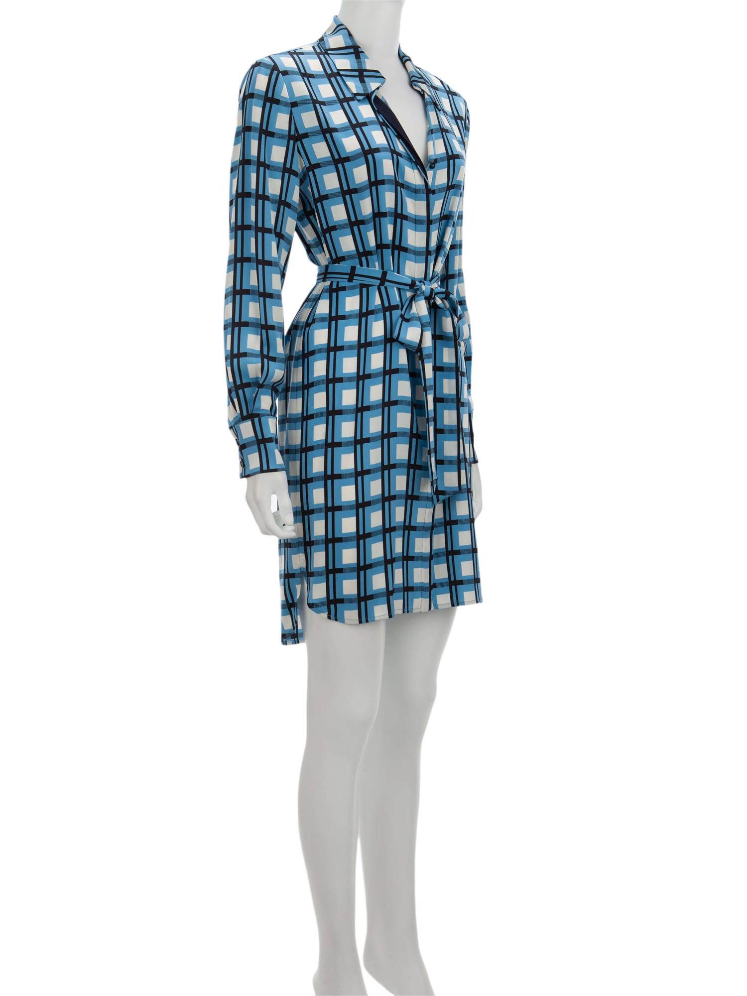 Bayan Mavi DIANE VON FURSTENBERG ELBİSE