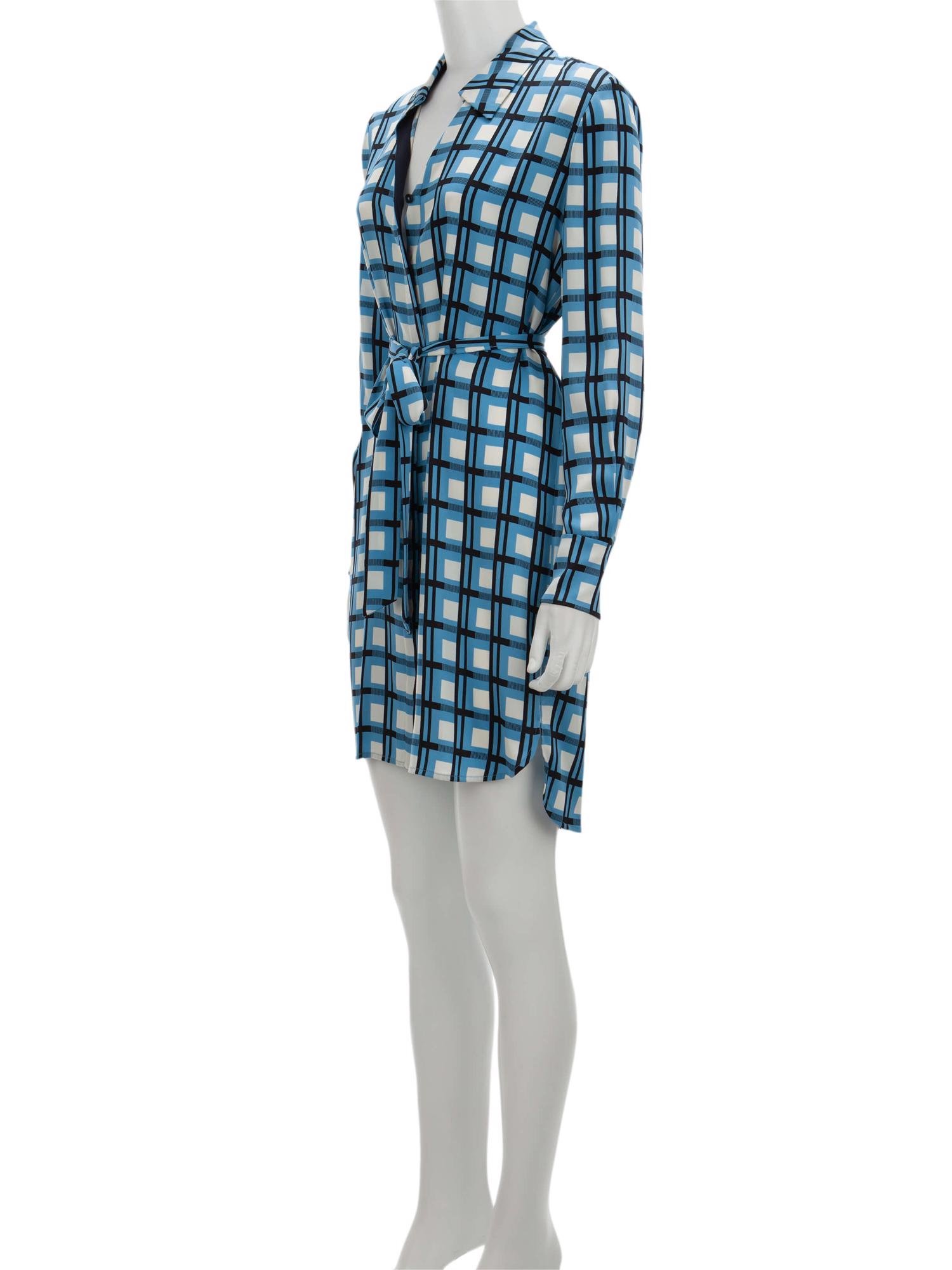 Bayan Mavi DIANE VON FURSTENBERG ELBİSE