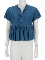 Bayan Mavi REBECCA TAYLOR JEAN BLUZ