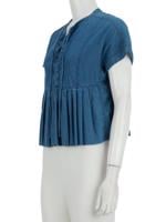 Bayan Mavi REBECCA TAYLOR JEAN BLUZ