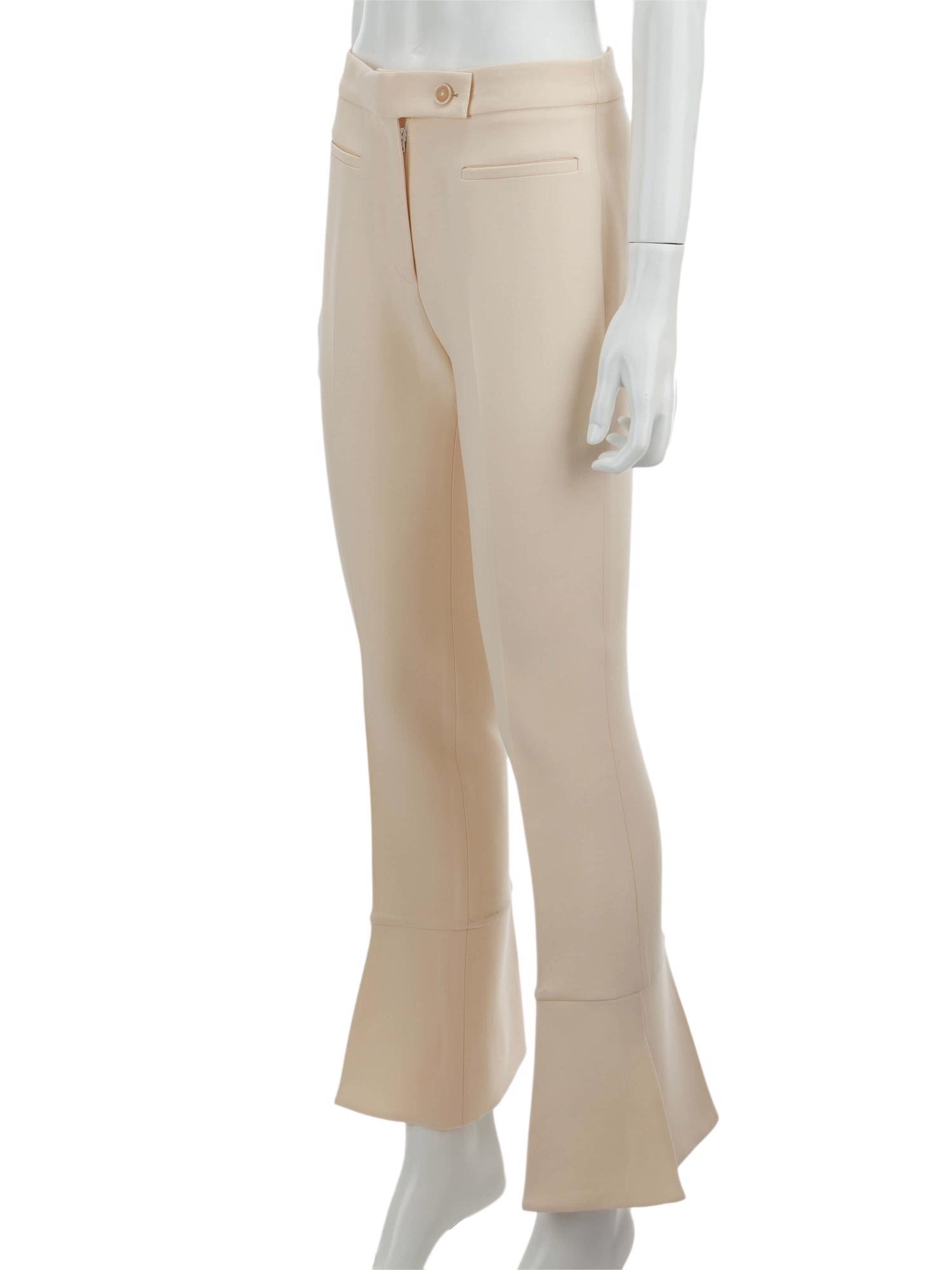 Bayan Krem FENDI PANTOLON