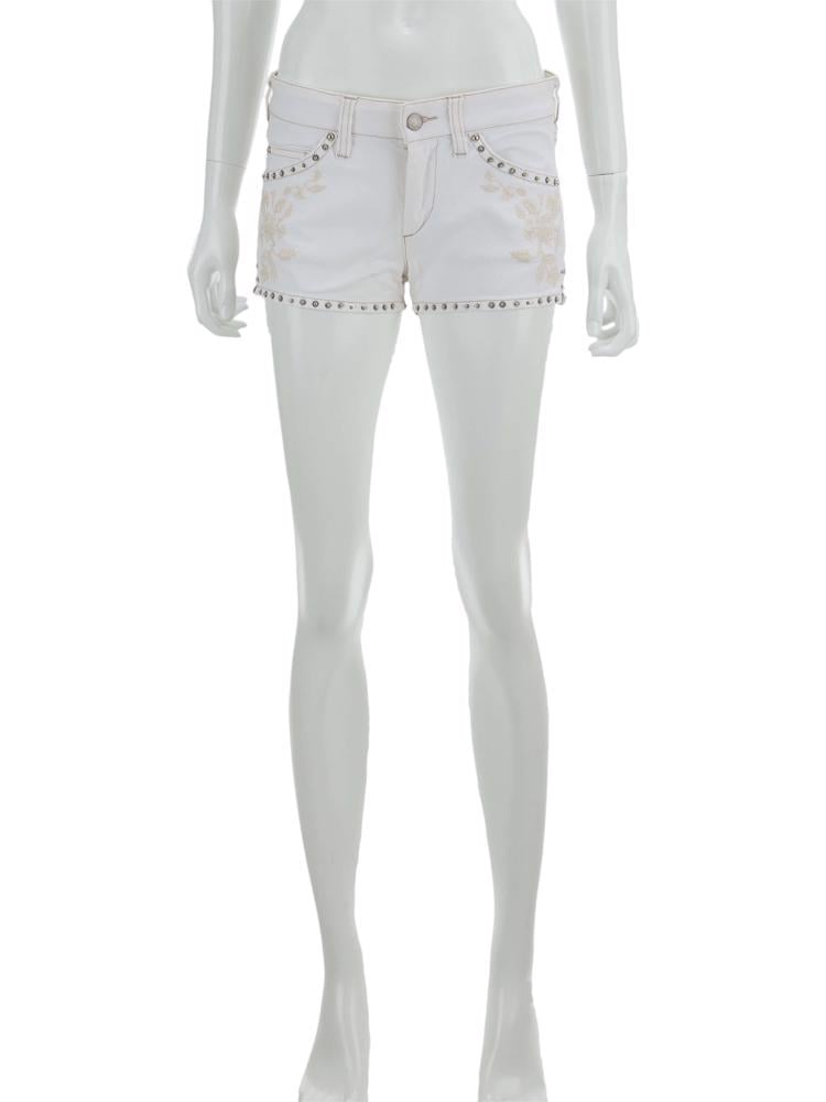 Bayan Beyaz ISABEL MARANT JEAN ŞORT