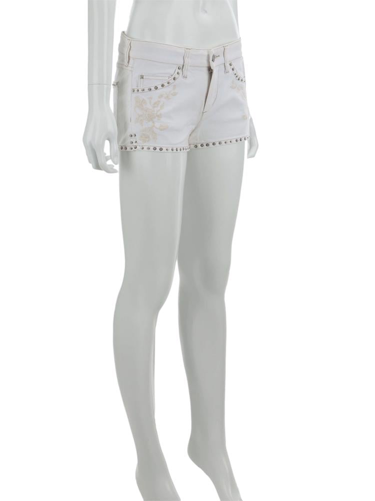 Bayan Beyaz ISABEL MARANT JEAN ŞORT