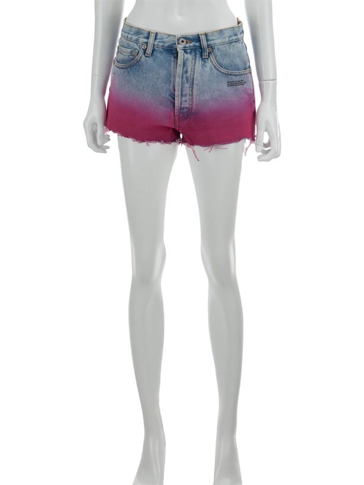 Bayan Mavi OFF-WHITE JEAN ŞORT