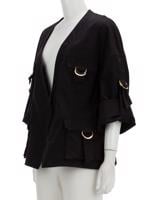 Bayan Siyah BALMAIN CEKET