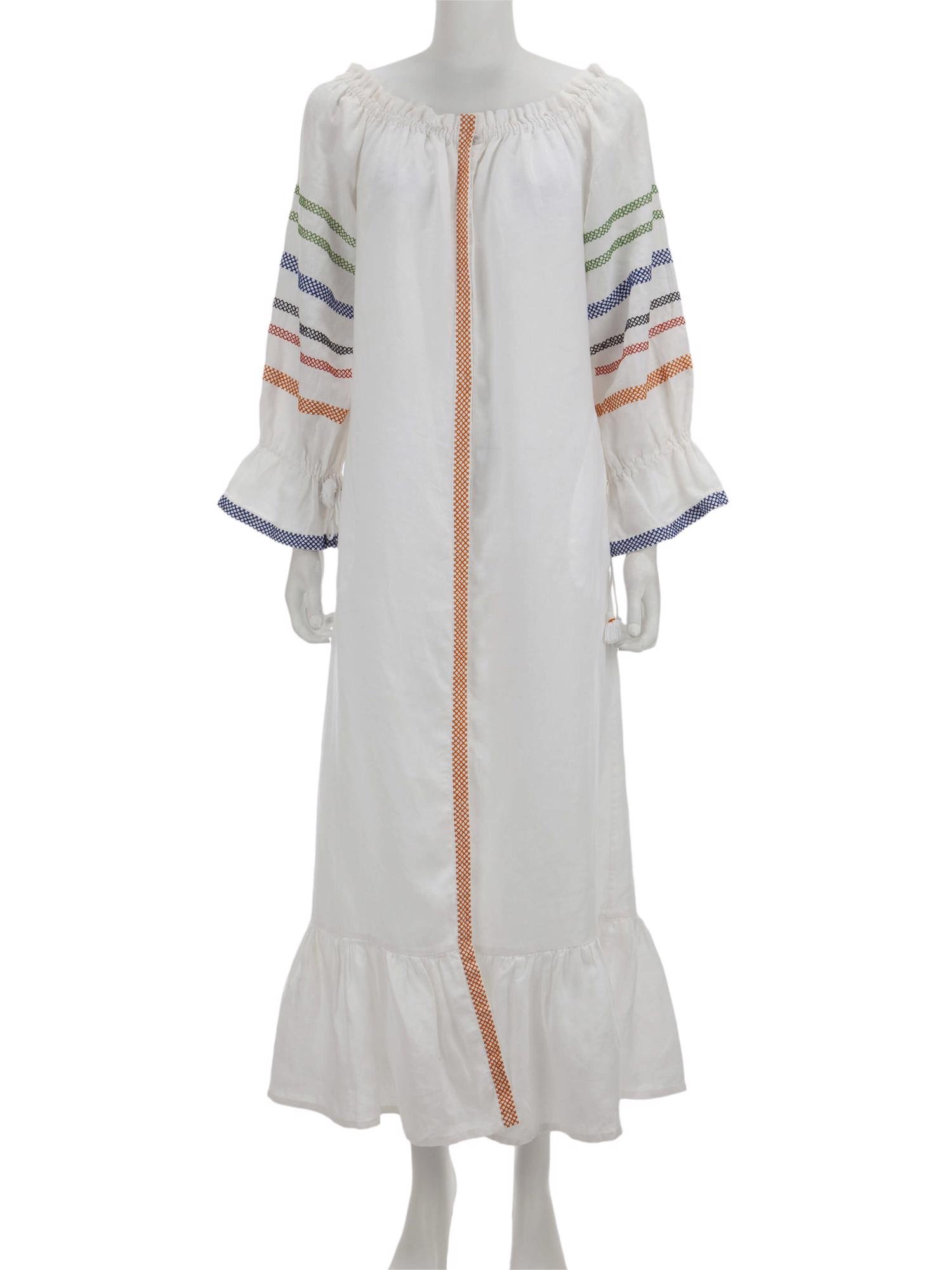 Bayan Beyaz ANCIENT KALLOS ELBİSE