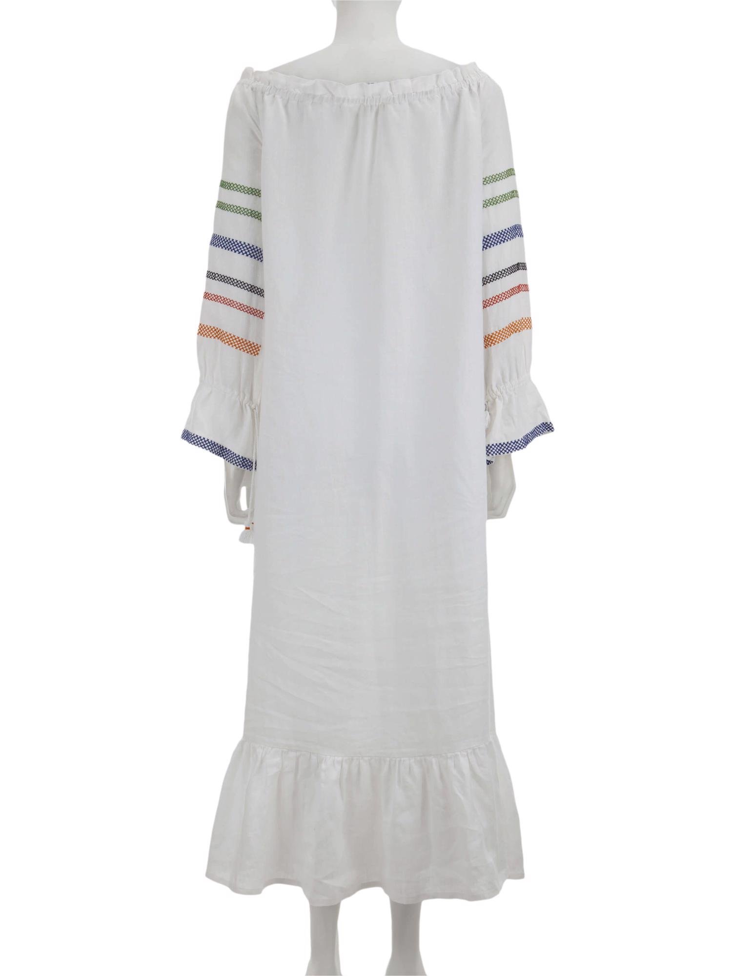 Bayan Beyaz ANCIENT KALLOS ELBİSE