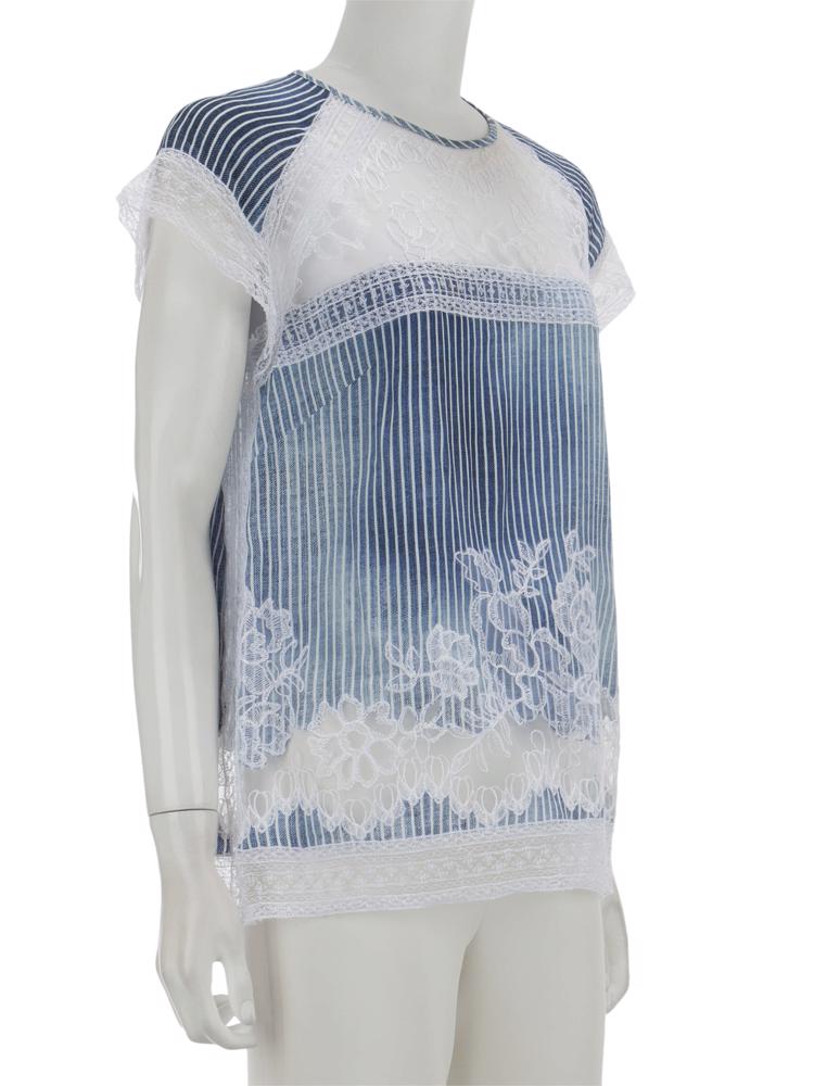 Bayan Mavi ERMANNO SCERVINO BLUZ