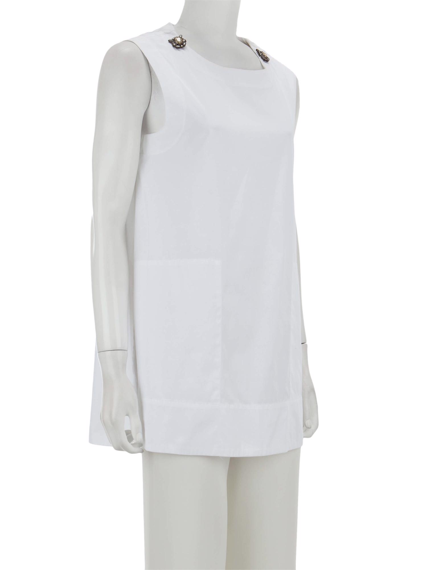 Bayan Beyaz S MAX MARA BLUZ