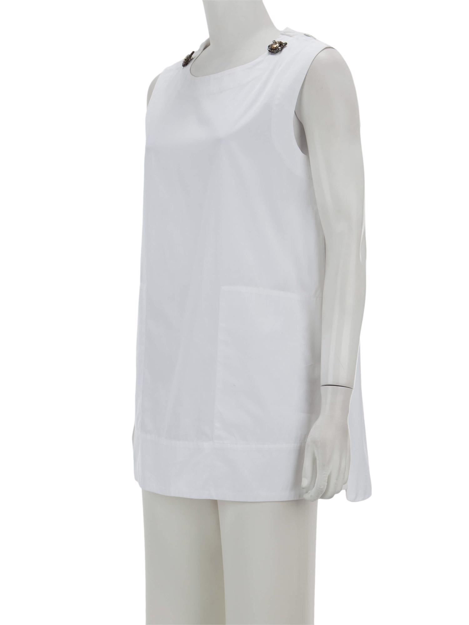 Bayan Beyaz S MAX MARA BLUZ