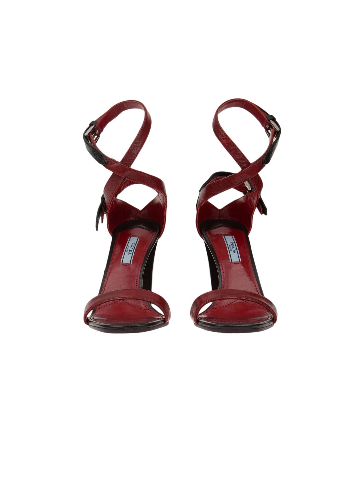 Bayan Kırmızı PRADA AYAKKABI