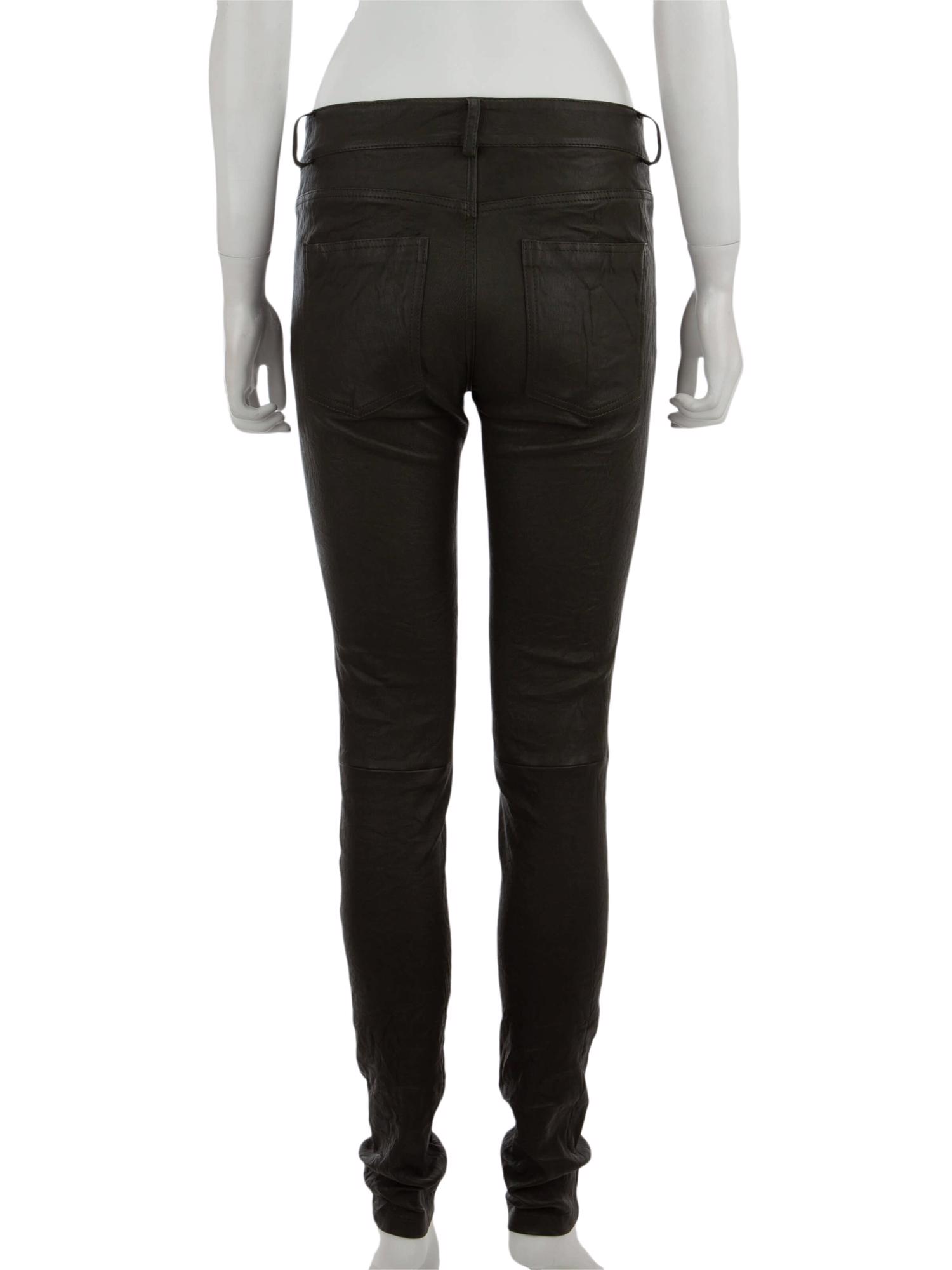 Bayan Yeşil ZADIG&VOLTAIRE DERİ PANTOLON